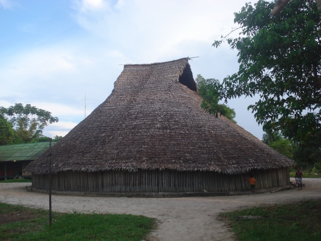 A "Maloca", an ancestral long house